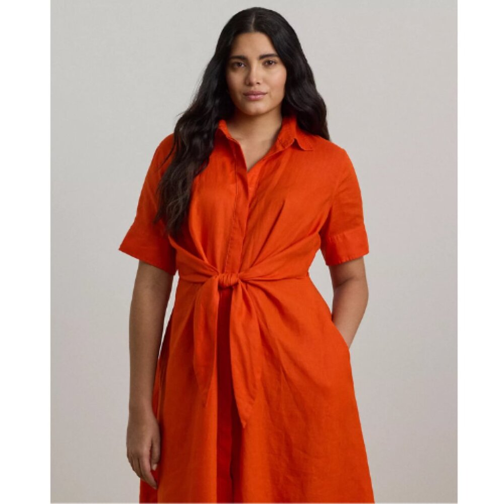 Lauren Ralph Lauren Orange Dress